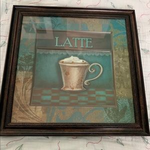Super cute “latte” sign